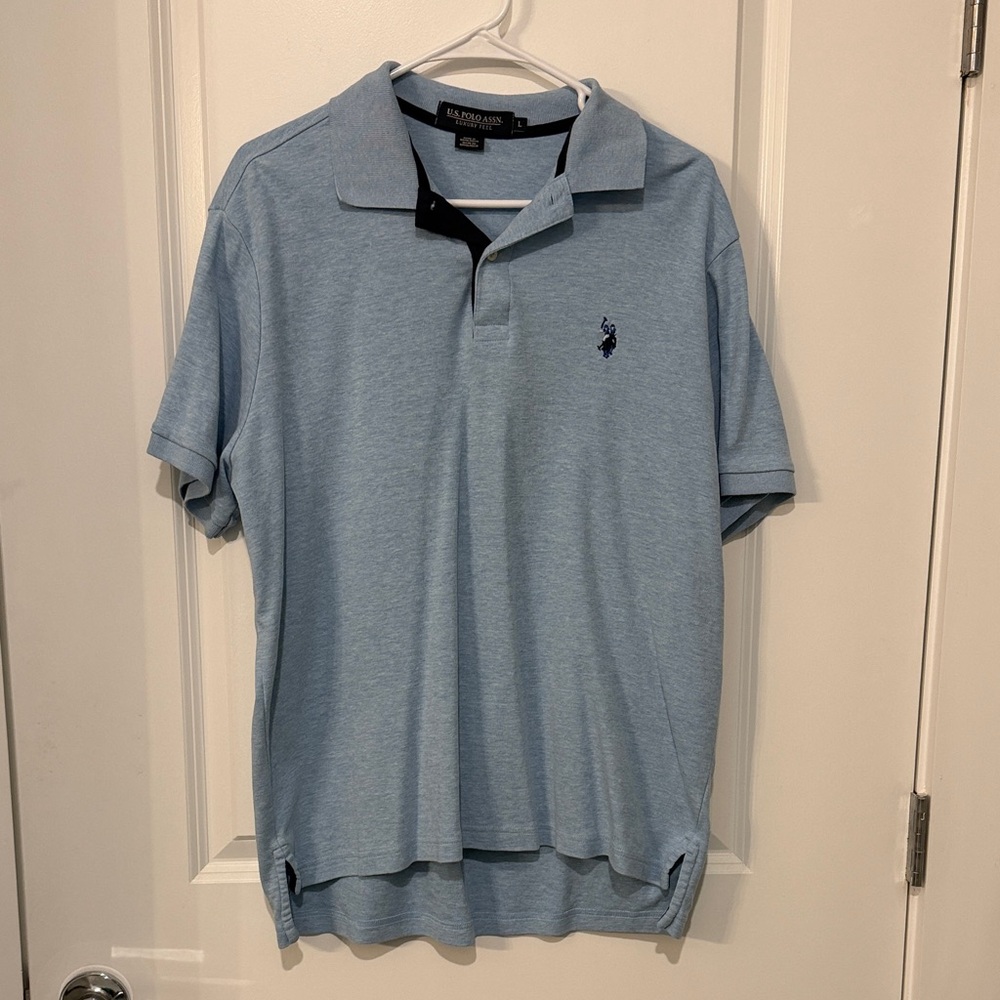 Men's Light Blue Polo Shirt